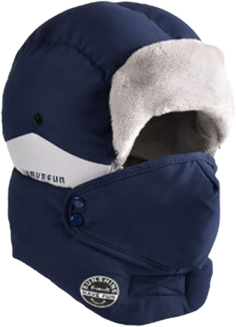 MMR 풀커버 올인원 방한모자 귀마개 마스크