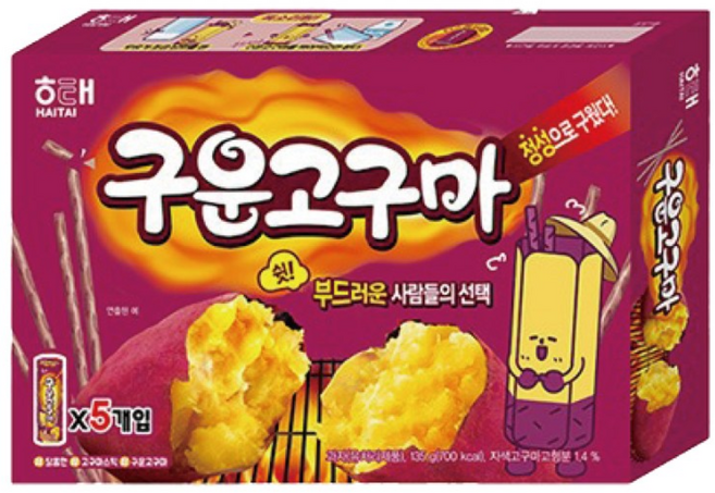 해태 구운고구마 135g, 1개