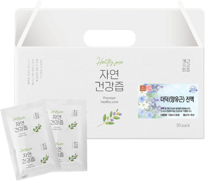 국산 더덕 양유근 즙 차 건강즙 진액 엑기스 액기스 100ml 30개입, 3L, 1개