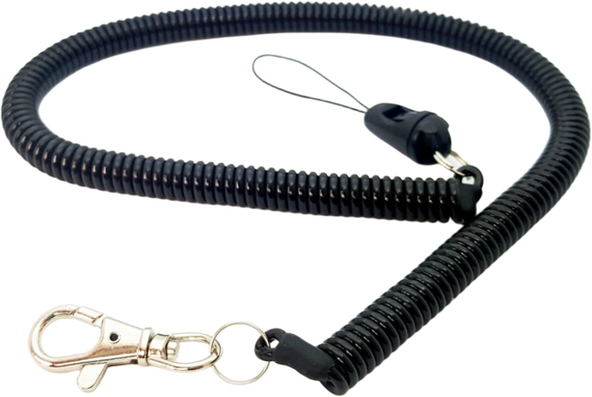 특대형 국산 스프링줄 분실방지 가위줄 병원 여행용 집게 플라스틱 집게형 도난방지 캠츠 스프링줄39, 1개, 검정 쇠집게형2