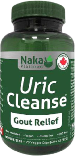 나카 플래티넘 유릭 클렌즈 75베지캡슐 통풍 천연 허브 이뇨제 소화효소 캐나다 정품 직구 Naka Platinum Uric Cleanse 75 V-Caps, 75정, 1개 - 쿠팡