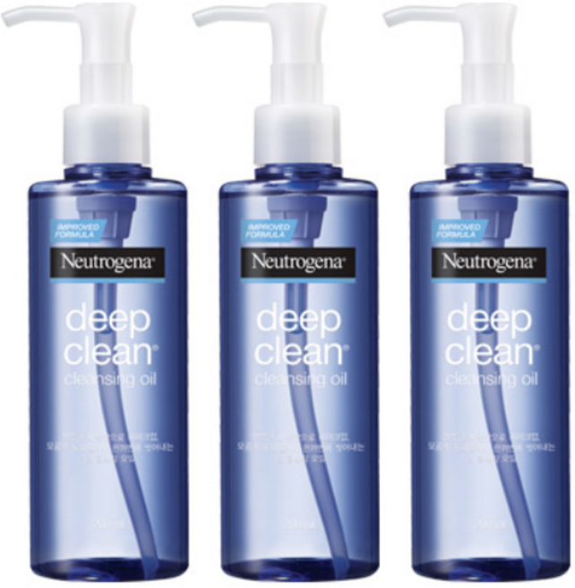 뉴트로지나 딥 클린 클렌징오일, 200ml, 3개