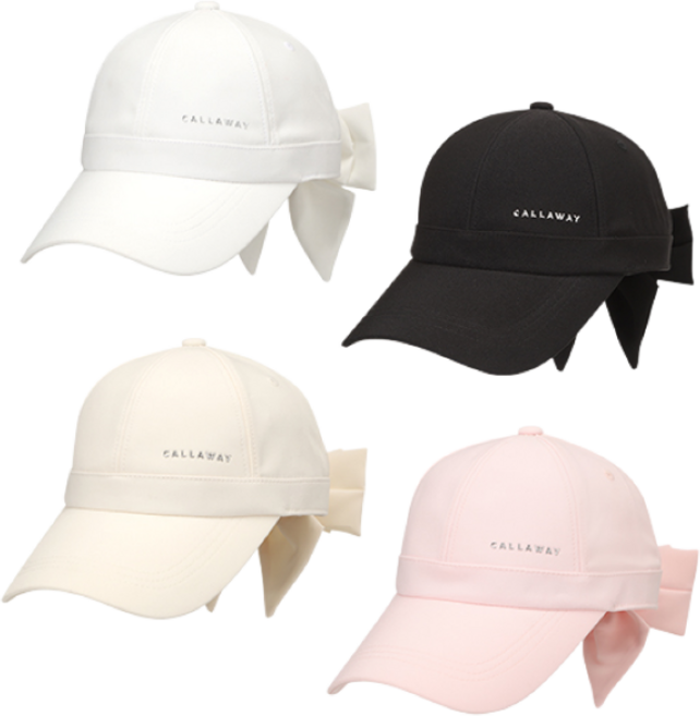 캘러웨이 2026 우먼스 지젤 볼캡 여성용 골프모자, 화이트