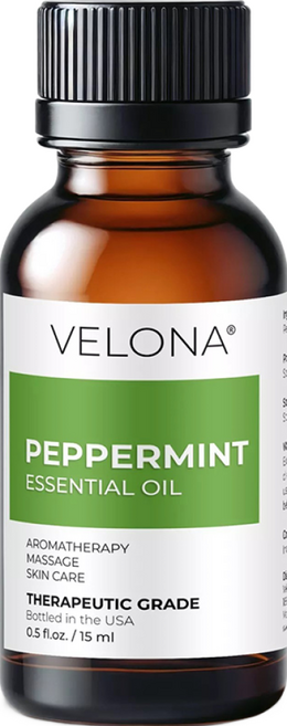 [베로나] 페퍼민트 에센셜 오일 100% 천연 원액 유기농 아로마 테라피 비염 추천, 1개, 15ml