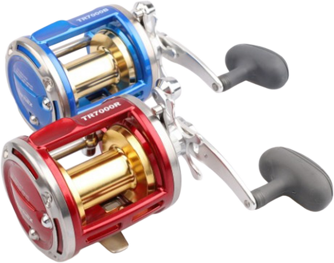 바낙스 TR7000 장구통릴 양축릴 4볼 선상 외줄 침선 우럭 열기, TR7000R(레드)