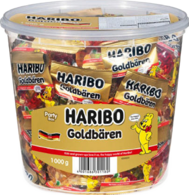 하리보 골드베렌 버킷 1000g, 하리보 골드베렌, 1kg, 1개, 1개