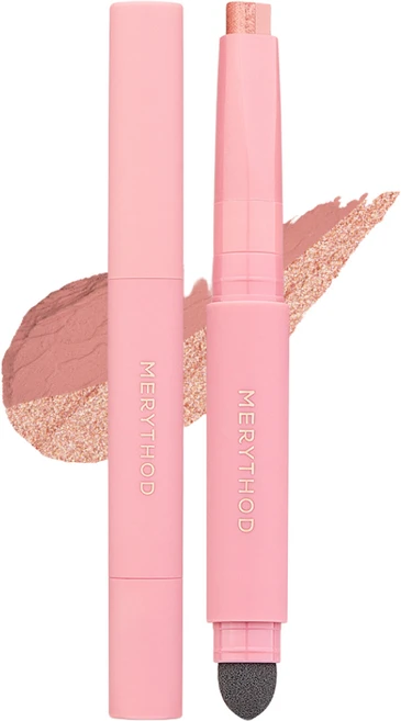 메리쏘드 투톤 아이섀도우, 06 러셋핑크, 1개 - 쿠팡