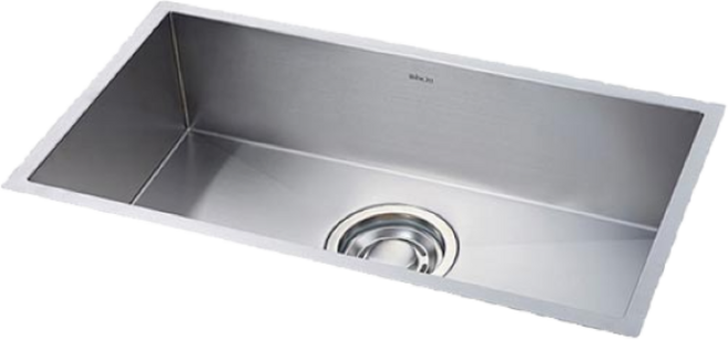 [정품] 백조씽크/SQSR780/언더사각볼/씽크볼/언더볼 (볼+바스켓+도마+배수구 포함), 싱크볼+배수구, 1개