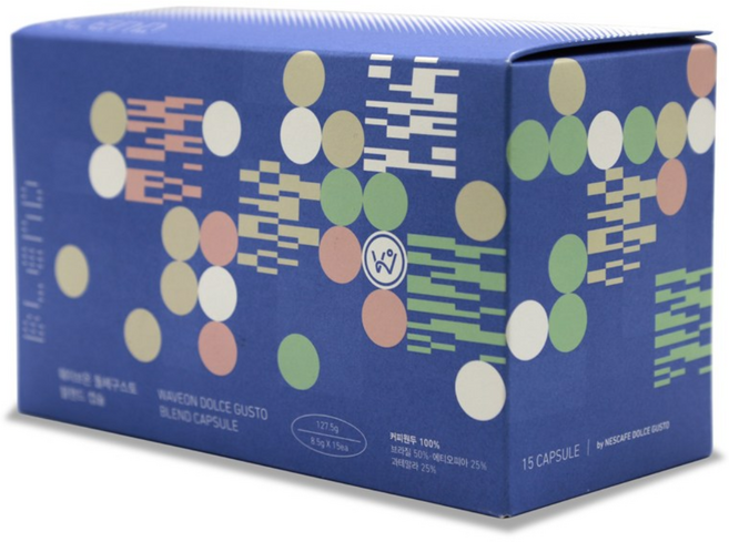 웨이브온 돌체구스토 호환 캡슐커피 블랜드, 8.5g, 15개입, 4개