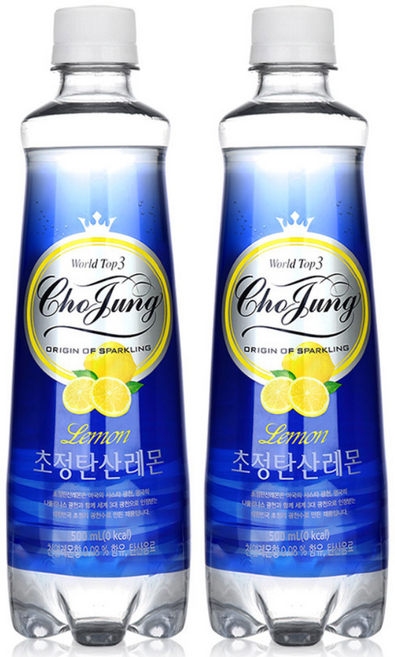 초정탄산수 레몬, 500ml, 40개