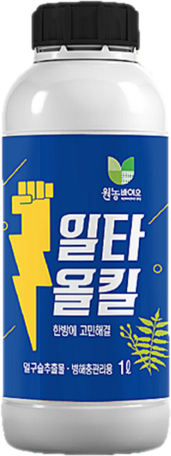 일타올킬 다육이 병해충관리제 화초 나무 제라늄 1리터, 1개, 1L