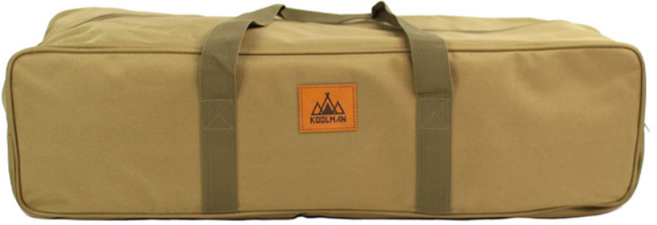 쿨맨 다용도 테이블 수납가방 (고급형), 테이블 수납가방(고급형) - 골든브라운, 1단, 1개