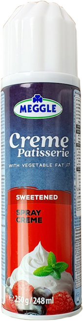 메글레 creme 스프레이 식물성 휘핑크림, 10개, 250g