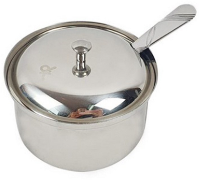 델키 양념통 세트 스텐양념통 업소용양념통 양념단지, 중, 1개