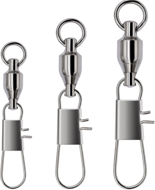 볼베어링 도래 인터락 스냅 핀도래 낚시 자작채비, C 타입, 1개