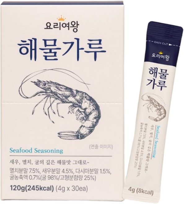 요리여왕 스틱육수 가루육수 해물가루, 1개, 120g