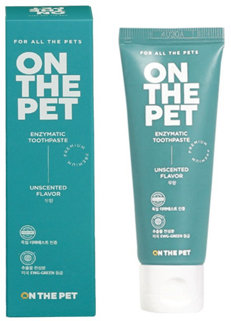 온더펫 강아지 치약 입냄새 제거 바르는 치약 무향, 1개, 50g