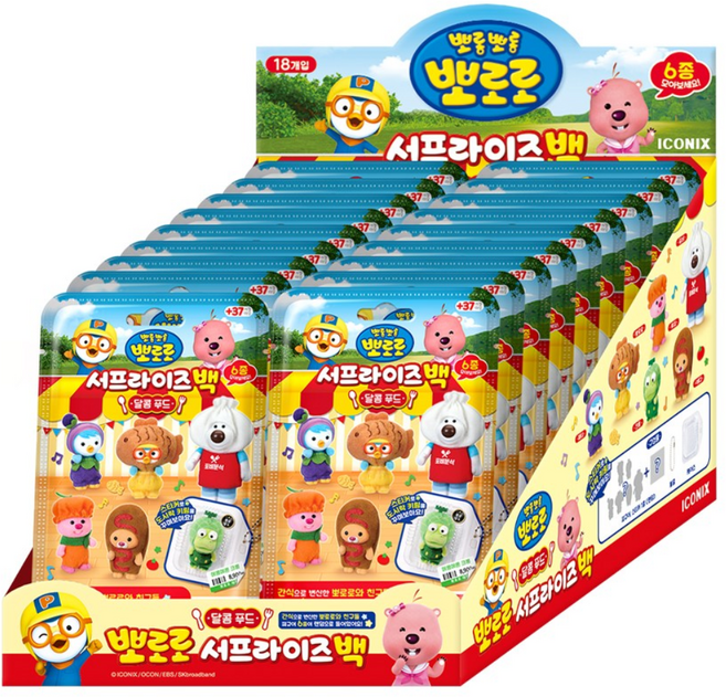 뽀로로와 친구들 서프라이즈백 시즌2 18개입 (1박스), 18개