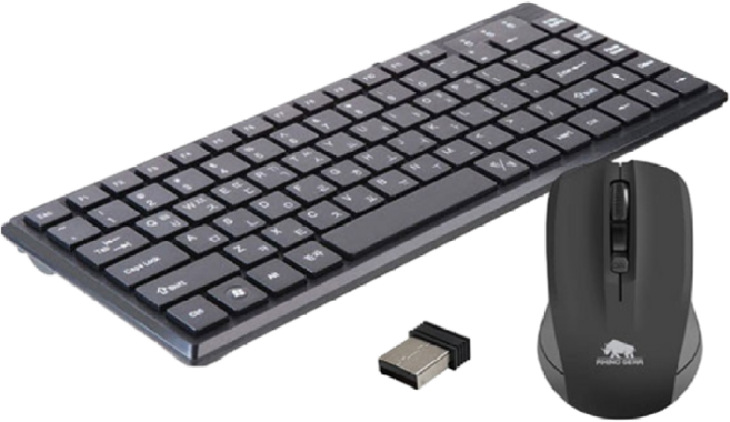 라이노기어 무선 미니 키보드 마우스 세트 텐키리스 아이솔레이션 RG-WM50M, RGWM50M