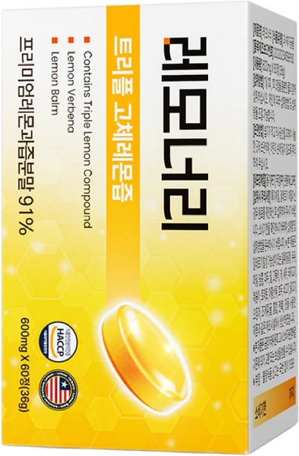 레모너리 트리플 고체레몬즙, 1개, 60정 - 쿠팡