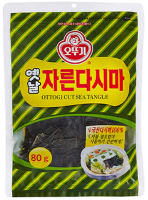 오뚜기 옛날 자른 다시마, 80g, 1개