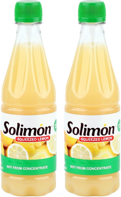 솔리몬 스퀴즈드 레몬즙, 500ml, 2개