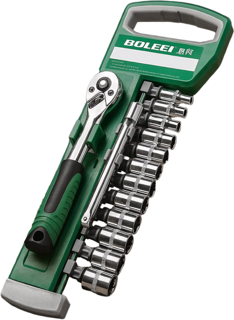 라라공방 12PC 라쳇렌치 복스 세트, 1개