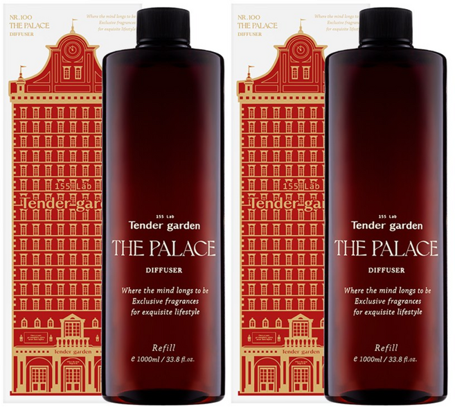 [본사][텐더가든] 더 팰리스 디퓨저 1L 용액 2종 1+1 2+1 구성 택 1, 2개, Nr.100 아트 피그 트리