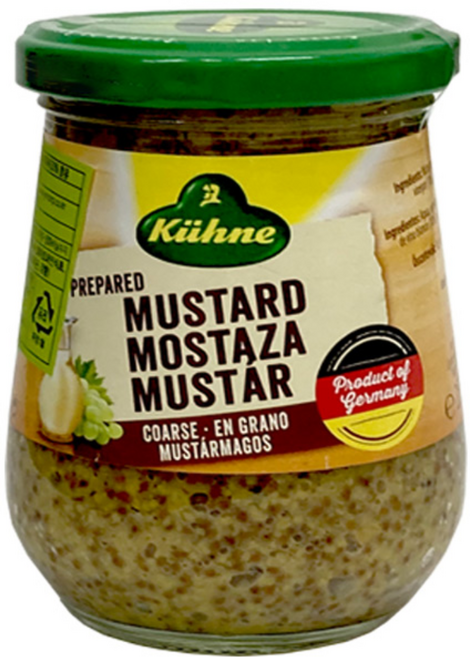 독일 칼퀴네 홀그레인 씨겨자 머스타드 머스터드 소스 255g, 1개, 255ml