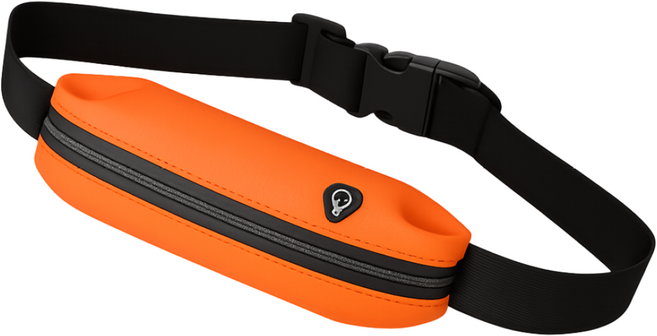 고핏 초경량 슬림 러닝벨트, 오렌지, 1개