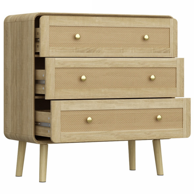 레준모던 800 라탄 수납장, 3단