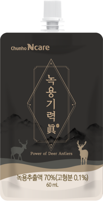 녹용엑기스 녹용진액 천호엔케어 녹용기력진 60ml 천호식품 녹용즙 엑기스, 1.8L, 9개