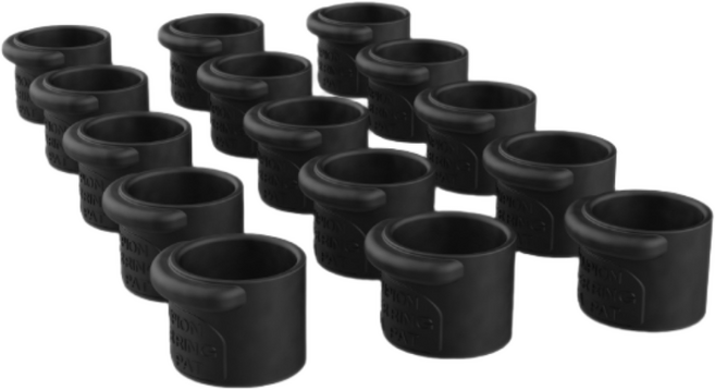 챔피언골프 국내최초 발명특허 파워링 아이언용 비거리증가 방향성향상 골프용품 초보자용, 블랙, 15개