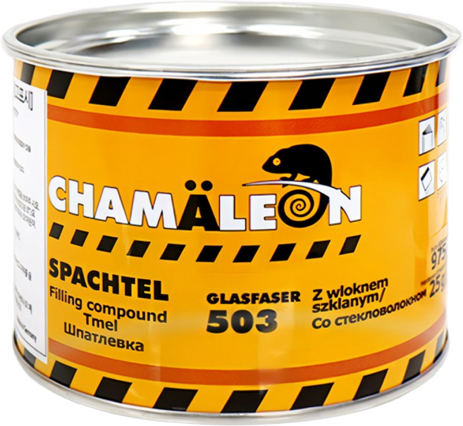 카멜레온 503 FRP 유리섬유 퍼티친환경미네랄필러 자동차기스복원 베어링복원 물탱크보수 요트보수 공업사 공업용품 인테리어메꾸미 인테리어퍼티, 카멜레온 503 FRP 유리섬유 퍼티 250g, 1개