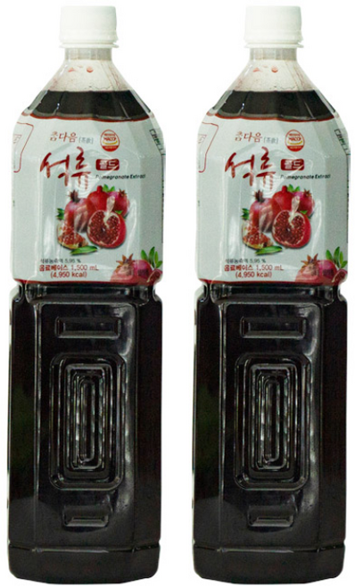 파낙스 참다음 석류 골드 음료베이스, 1.5L, 2개