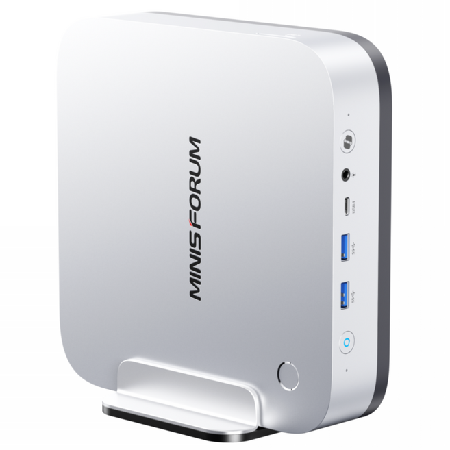 미니스포럼 AI X1 Pro AMD 라이젠 AI 9 HX 370 고성능 AI 미니 PC, AI X1 Pro-370, Free DOS, 0.1GB, 0.1GB, 하얀색