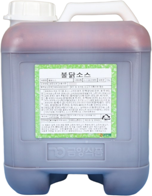 금양식품 매운 불닭소스 10KG 불닭양념 불족발양념, 1개