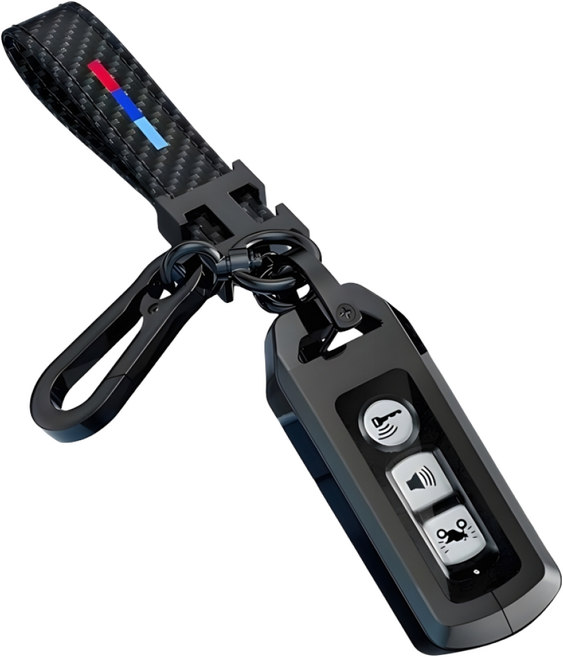 영원한 프리미엄 혼다 바이크 키 케이스, 1개, 블랙 A