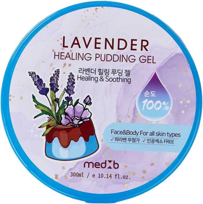 메드비 순도 100% 수딩 푸딩젤 3종, 라벤더 힐링 푸딩 젤, 1개, 300ml