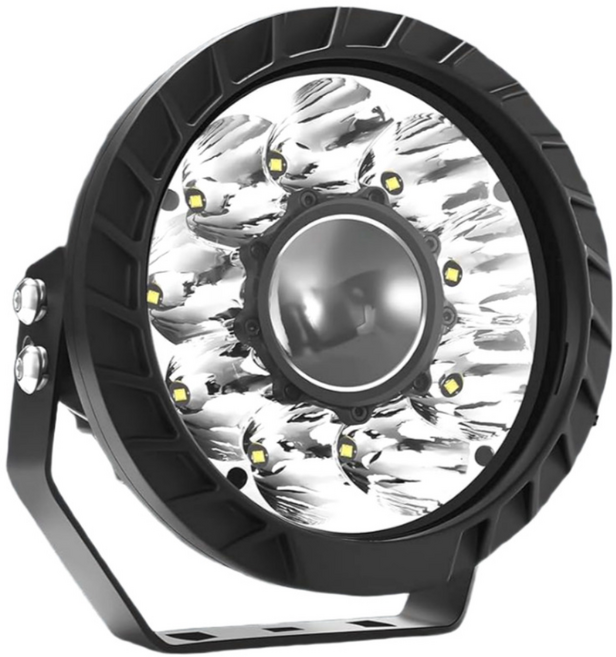 LLS 50W LED 써치라이트 집중광 선박용 선박 차량용 써치 DC 12V 24V 프리볼트 화물차 오프로드 작업등, 1개, 본체만 (DC로 사용시)