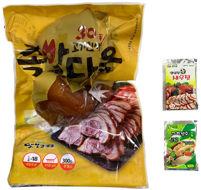 맛보고 족발다움 순살족발 300g이상+소스2종, 1개, 300g