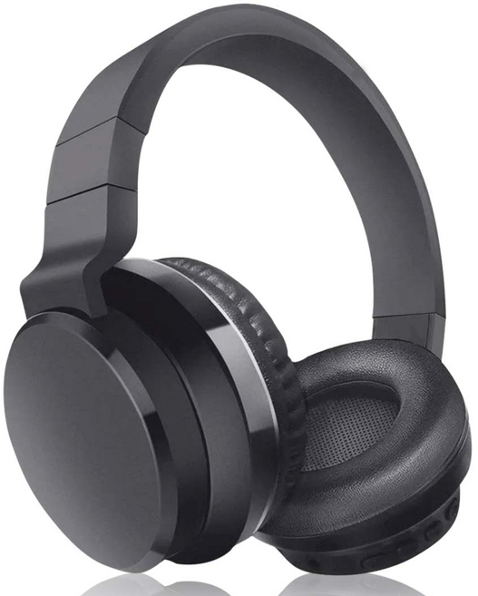 셔우드 IS-WWH1 온이어 초경량 휴대성 핸즈프리 게이밍 유튜브 인강 닌텐도 아이폰 갤럭시 헤드셋 ANC 노이즈캔슬링 가성비 착용감 귀안아픈 고음질 블루투스헤드폰, 블랙