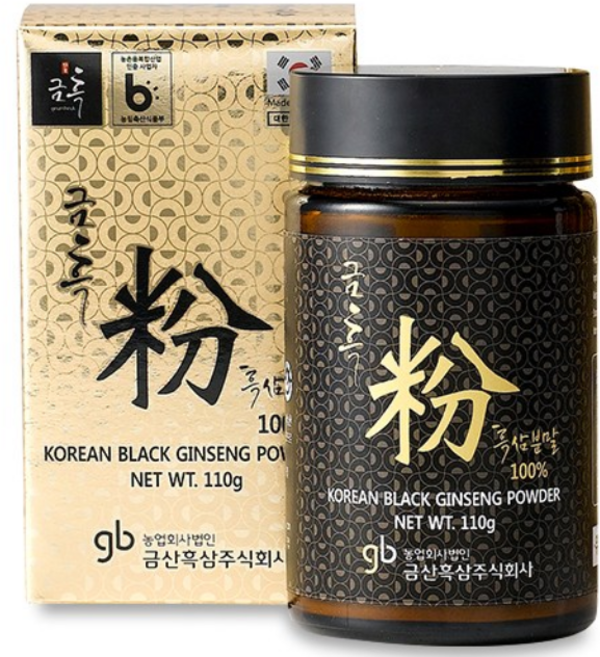 금흑분 흑삼분말 110g (구증구포 흑삼 100%), 1개