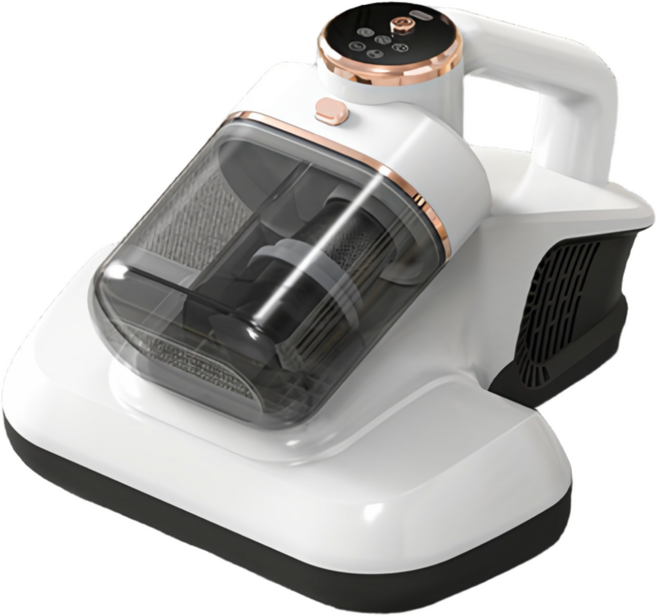 HU LULU 무선 스마트 다용도 UV살균 침구청소기 진드기 청소기, 화이트