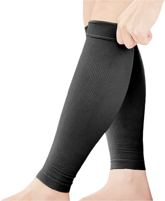 널핏 간호사 종아리 붓기 압박용 밴드 의료용 종아리형 압박스타킹, 1개, 블랙