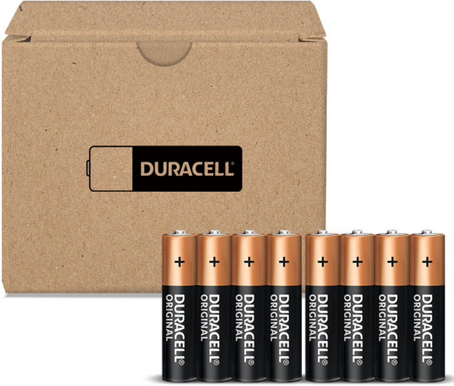 듀라셀 알카라인 보관박스팩 AAA 건전지, 8개입, 1개