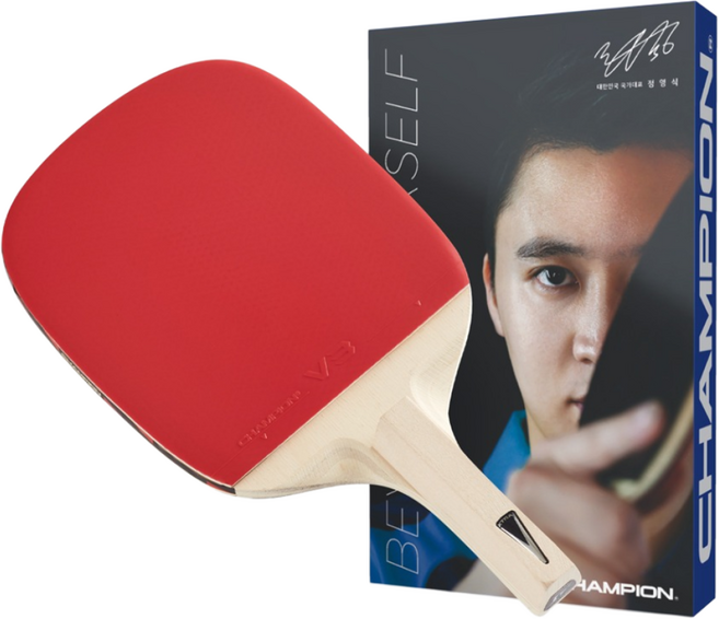 참피온 펜홀더 탁구 라켓, V1.2P