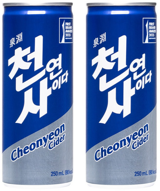천연사이다, 250ml, 60개