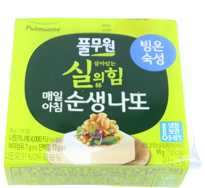 생산직송 매일아침 순생나또, 49.5g, 10개