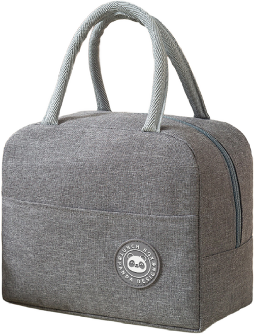 에버스타 1+1 데일리 보온 보냉 도시락 가방 방수, 4개, 그레이